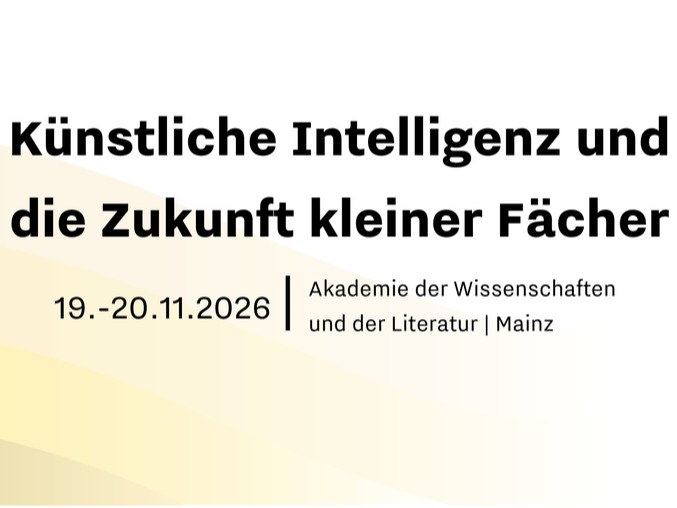 Header zur Tagung "Künstliche Intelligenz und die Zukunft der Fächer" vom 19. bis 20. November 2026