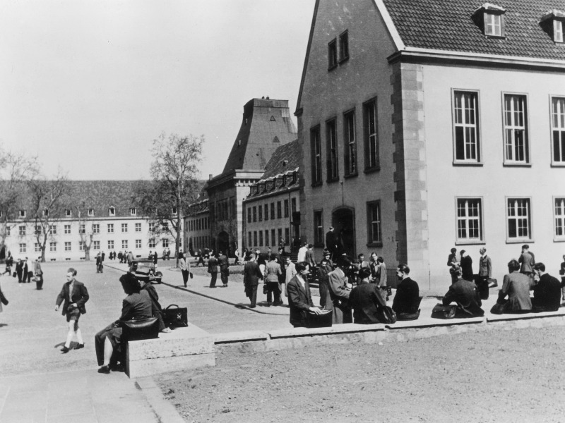 Blick auf das Forum, Universitätsarchiv Mainz S3/10626