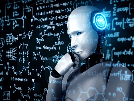 Humanoider Roboter, Maschinelles Lernen, KI (Symbolbild)